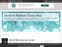 Tablet Screenshot of davidetmylene.over-blog.com
