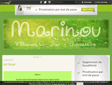 Tablet Screenshot of lacouturedemarinou.over-blog.com