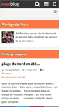 Mobile Screenshot of mariagedefleurs.over-blog.com