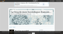 Desktop Screenshot of mon-bouledogue-francais.over-blog.fr