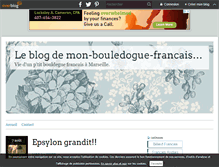 Tablet Screenshot of mon-bouledogue-francais.over-blog.fr