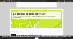 Desktop Screenshot of apatakicarenage.over-blog.com