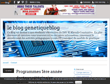 Tablet Screenshot of genetiqueblog.over-blog.com