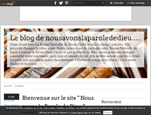Tablet Screenshot of nousavonslaparolededieu.over-blog.com