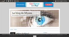 Desktop Screenshot of commune-myans.over-blog.fr