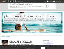 Tablet Screenshot of circuitsmotorises.plein-maroc.over-blog.com