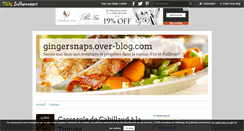 Desktop Screenshot of gingersnaps.over-blog.com