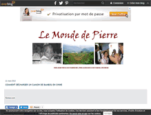 Tablet Screenshot of lemondeselonpierre.over-blog.com