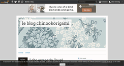 Desktop Screenshot of chinookorigami.over-blog.com