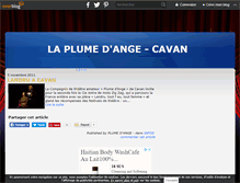 Tablet Screenshot of laplumedange.over-blog.com