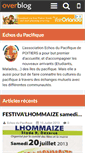 Mobile Screenshot of echosdupacifique.over-blog.fr