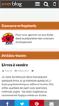 Mobile Screenshot of concoursorthophonie.over-blog.com
