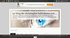 Desktop Screenshot of christophe.bobiokono.over-blog.com