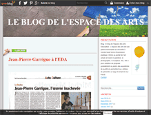 Tablet Screenshot of espacedesarts.over-blog.fr