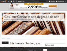Tablet Screenshot of couleur-cerise.over-blog.fr