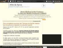 Tablet Screenshot of droit-medical-et-des-victimes.over-blog.com