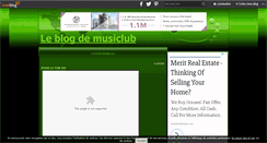 Desktop Screenshot of musiclub.over-blog.fr