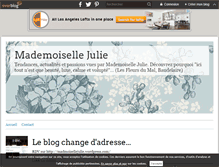 Tablet Screenshot of mademoisellejulie.over-blog.fr