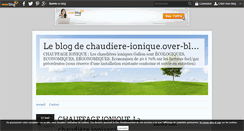 Desktop Screenshot of chaudiere-ionique.over-blog.com