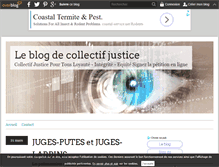 Tablet Screenshot of collectif-justice.over-blog.com