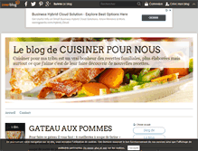 Tablet Screenshot of cuisinerpournous.over-blog.com