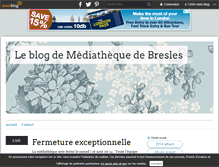 Tablet Screenshot of mediatheque.bresles.over-blog.com