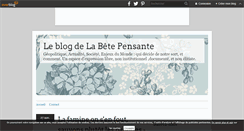 Desktop Screenshot of labetepensante.over-blog.com