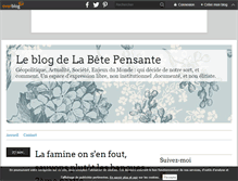 Tablet Screenshot of labetepensante.over-blog.com