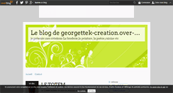 Desktop Screenshot of georgettek-creation.over-blog.fr