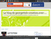Tablet Screenshot of georgettek-creation.over-blog.fr