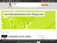 Tablet Screenshot of choralesansnom.over-blog.com