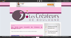 Desktop Screenshot of lescreateursdeboulogne.over-blog.com