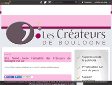 Tablet Screenshot of lescreateursdeboulogne.over-blog.com