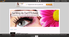 Desktop Screenshot of larttychaut.over-blog.fr