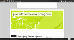 Desktop Screenshot of juaninforamtica.over-blog.com
