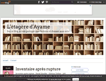 Tablet Screenshot of letageredayame.over-blog.com