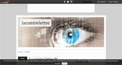 Desktop Screenshot of lacontrelettre.over-blog.com