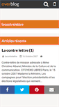 Mobile Screenshot of lacontrelettre.over-blog.com