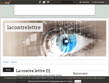 Tablet Screenshot of lacontrelettre.over-blog.com