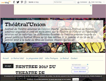 Tablet Screenshot of festival-theatralunion.over-blog.com