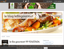 Tablet Screenshot of lefingourmet.over-blog.com