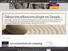 Tablet Screenshot of genealogiebeaumont.over-blog.com