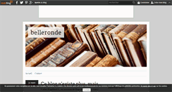 Desktop Screenshot of belleronde.over-blog.com