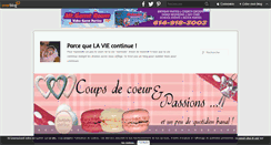 Desktop Screenshot of parcequelaviecontinue.over-blog.com