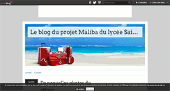 Desktop Screenshot of maliba-saintex.over-blog.fr