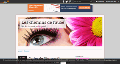 Desktop Screenshot of lescheminsdelaube.over-blog.fr