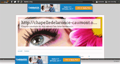 Desktop Screenshot of chapelledelaronce-caumont.over-blog.com