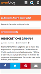 Mobile Screenshot of indiscretions.over-blog.fr