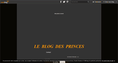 Desktop Screenshot of leblogdesprinces.over-blog.com