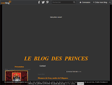 Tablet Screenshot of leblogdesprinces.over-blog.com